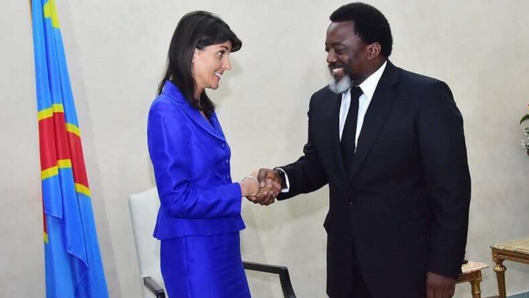 Nikki Haley a rencontré Joseph Kabila à Kinshasa