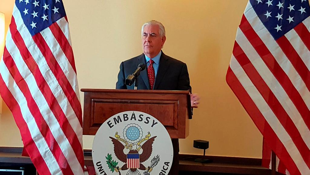 Le secrétaire d’Etat américain Rex Tillerson entame sa première visite en Afrique