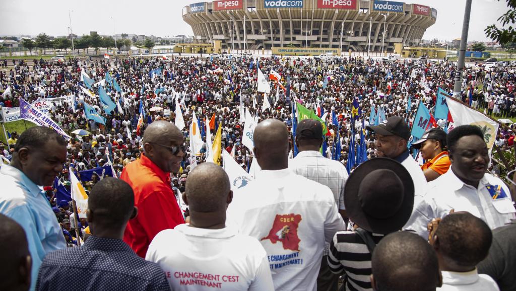 RDC/Présidentielle: l’opposition mobilise des milliers de personnes à Kinshasa