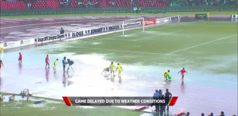 CAN-2019: le derby Congo-RDC (1-1) pertubé par la pluie et des tirs de lacrymogène