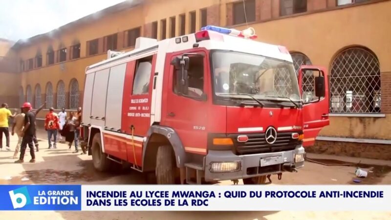 RDC: un incendie ravage le lycée Mwanga de Kolwezi dans le Lualaba