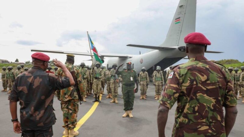 RDC: des détachements précurseurs des militaires sud-soudanais sont arrivés à Goma